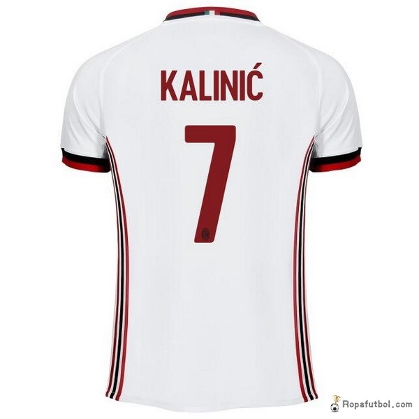 Camiseta AC Milan Replica Segunda Ropa Kalinic 2017/18